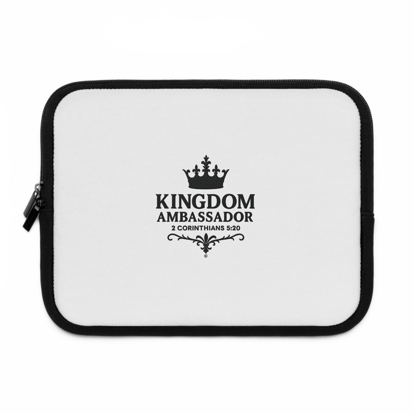 Kingdom Ambassador Laptop Sleeve - Inspirational Tech Accessory, Christian Gift, Stylish Protection for Devices, Faith-Based Protector