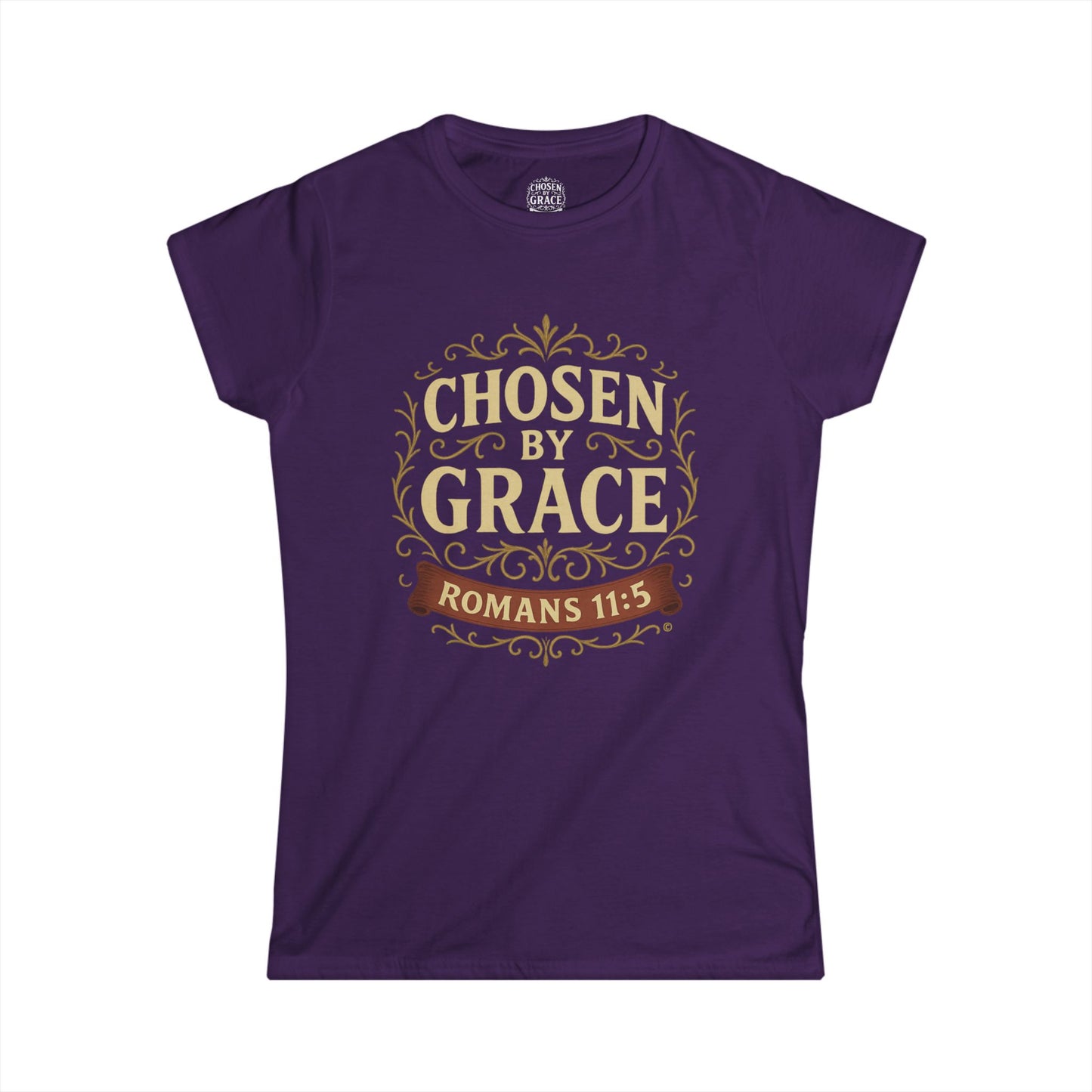 Chosen by Grace (Full Color) Women's Softstyle Tee