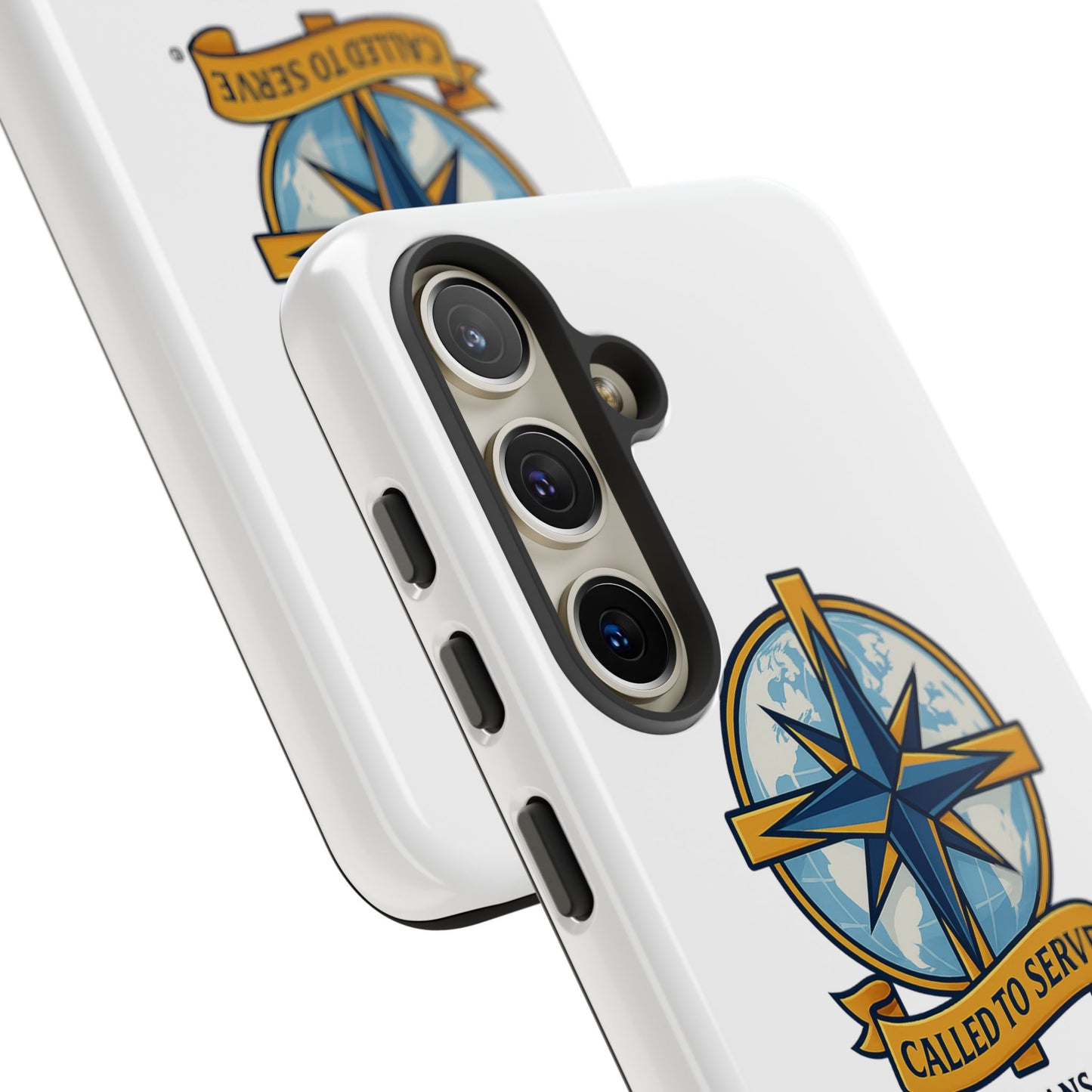 Called to Serve (Full Color), Rugged Phone Case, Inspirational Mobile Cover, Gift for Faith Lovers, Faith-Based Protector - Cross Apparel USA