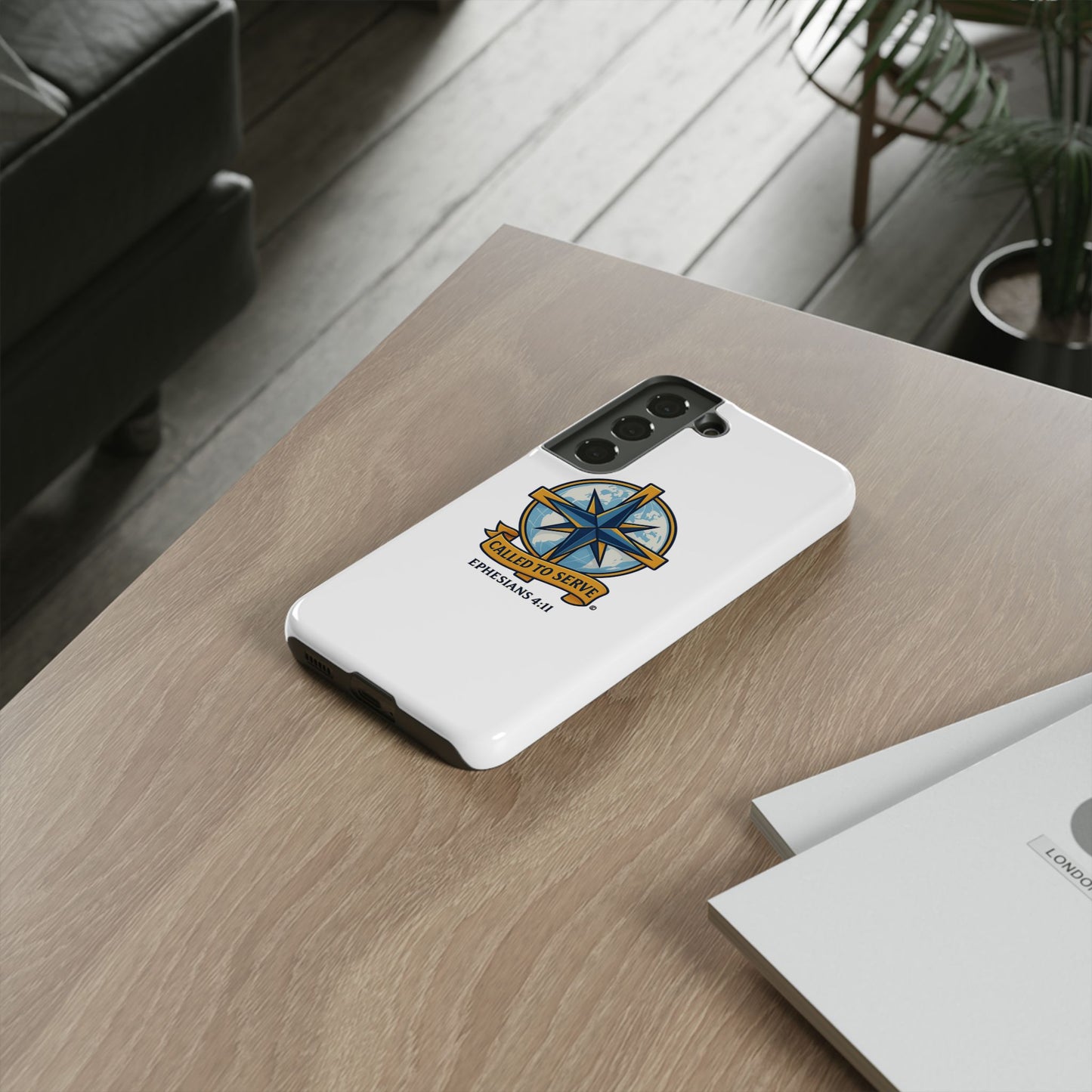 Called to Serve (Full Color), Rugged Phone Case, Inspirational Mobile Cover, Gift for Faith Lovers, Faith-Based Protector - Cross Apparel USA