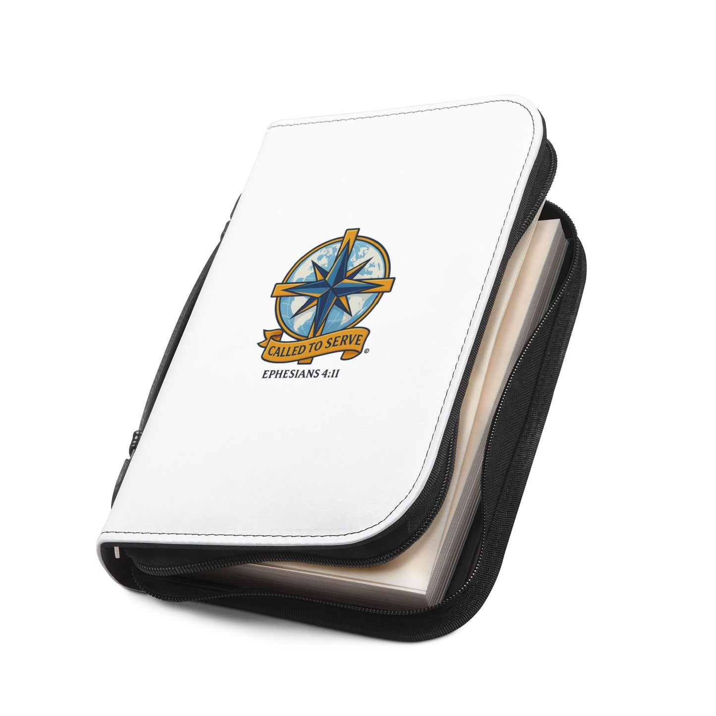 Called to Serve (Full Color) Inspirational Bible Cover, Gift for Believers, Faith-Based Book Cover - Cross Apparel USA