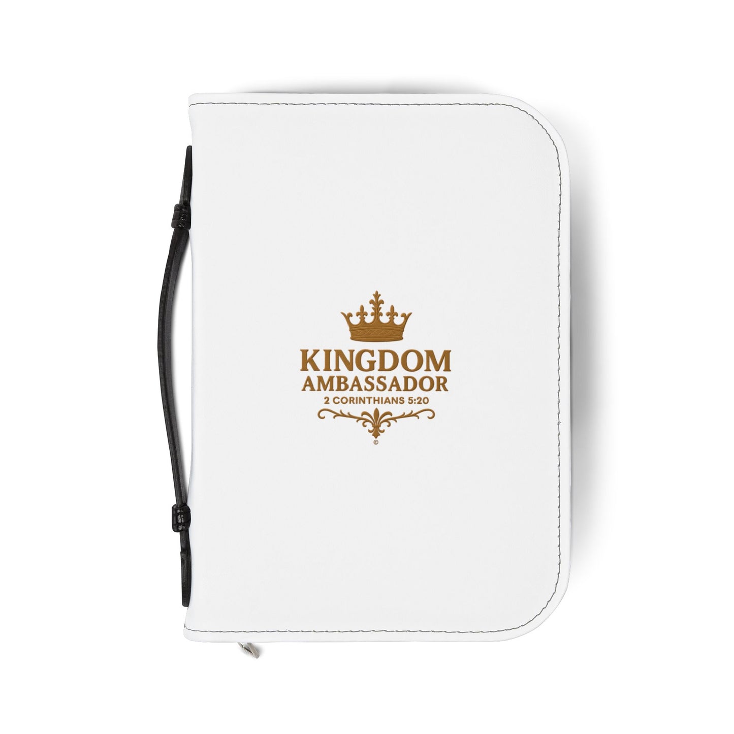 Kingdom Ambassador (Gold Lettering) Inspirational Bible Cover, Gift for Believers, Faith-Based Book Cover