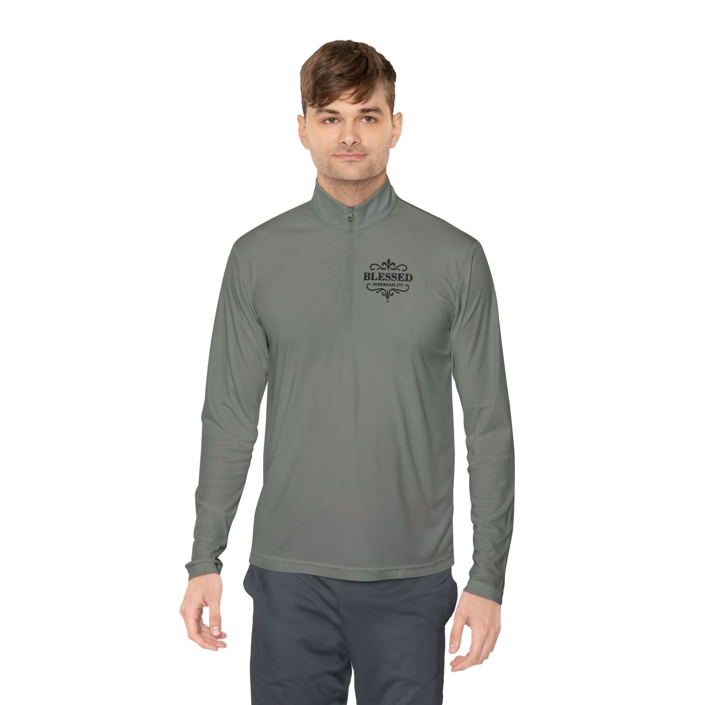 Blessed Stylish Unisex Quarter-Zip Pullover for Everyday Comfort, Cozy Apparel, Trendy Layering, Casual Wear, Great for Believers