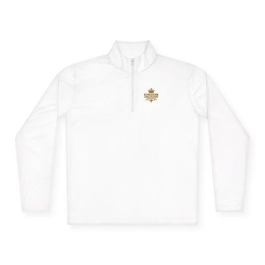 Kingdom Ambassador (Gold Lettering ) Stylish Unisex Quarter-Zip Pullover for Everyday Comfort