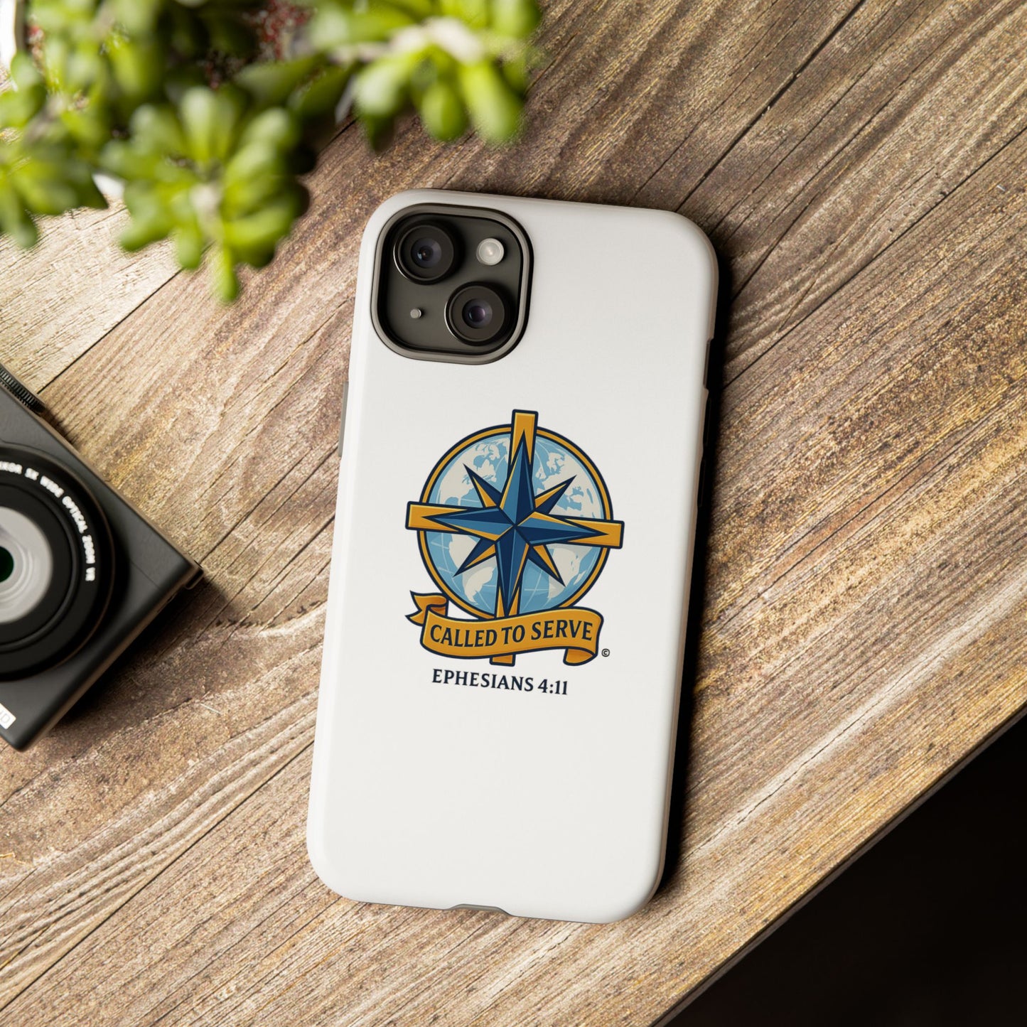 Called to Serve (Full Color), Rugged Phone Case, Inspirational Mobile Cover, Gift for Faith Lovers, Faith-Based Protector - Cross Apparel USA