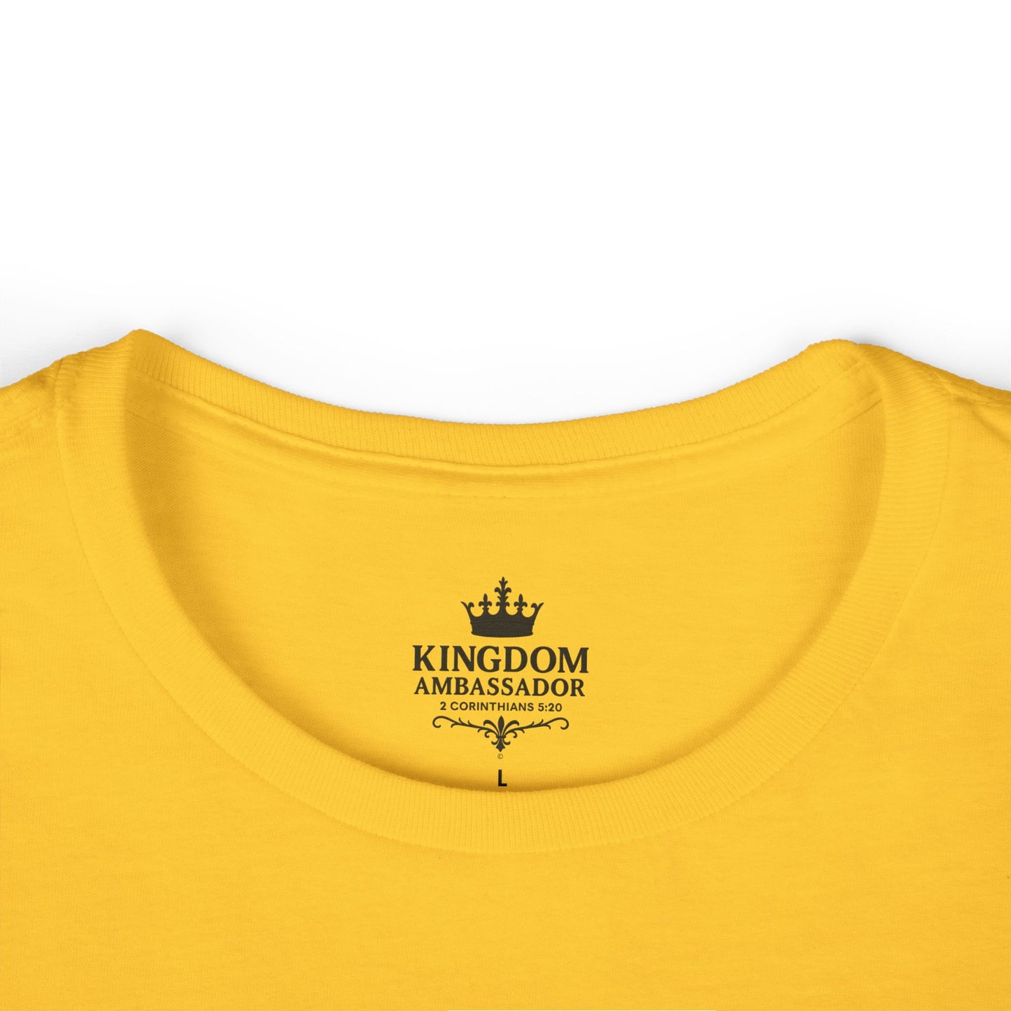 Kingdom Ambassador (Black Lettering) Women's Softstyle Tee