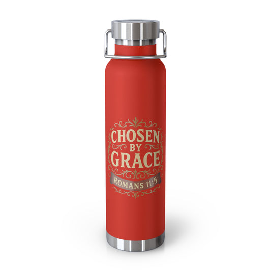 Chosen by Grace (Full Color) Insulated Water Bottle, Large 22 oz.