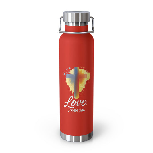 Love Insulated Water Bottle, Large 22 oz.