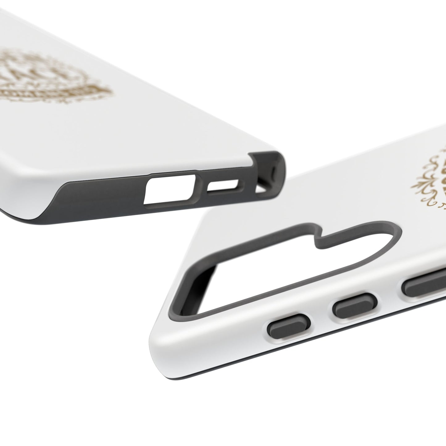 Chosen by Grace (Gold Lettering), Rugged Phone Case, Inspirational Mobile Cover, Gift for Faith Lovers, Faith-Based Protector - Cross Apparel USA