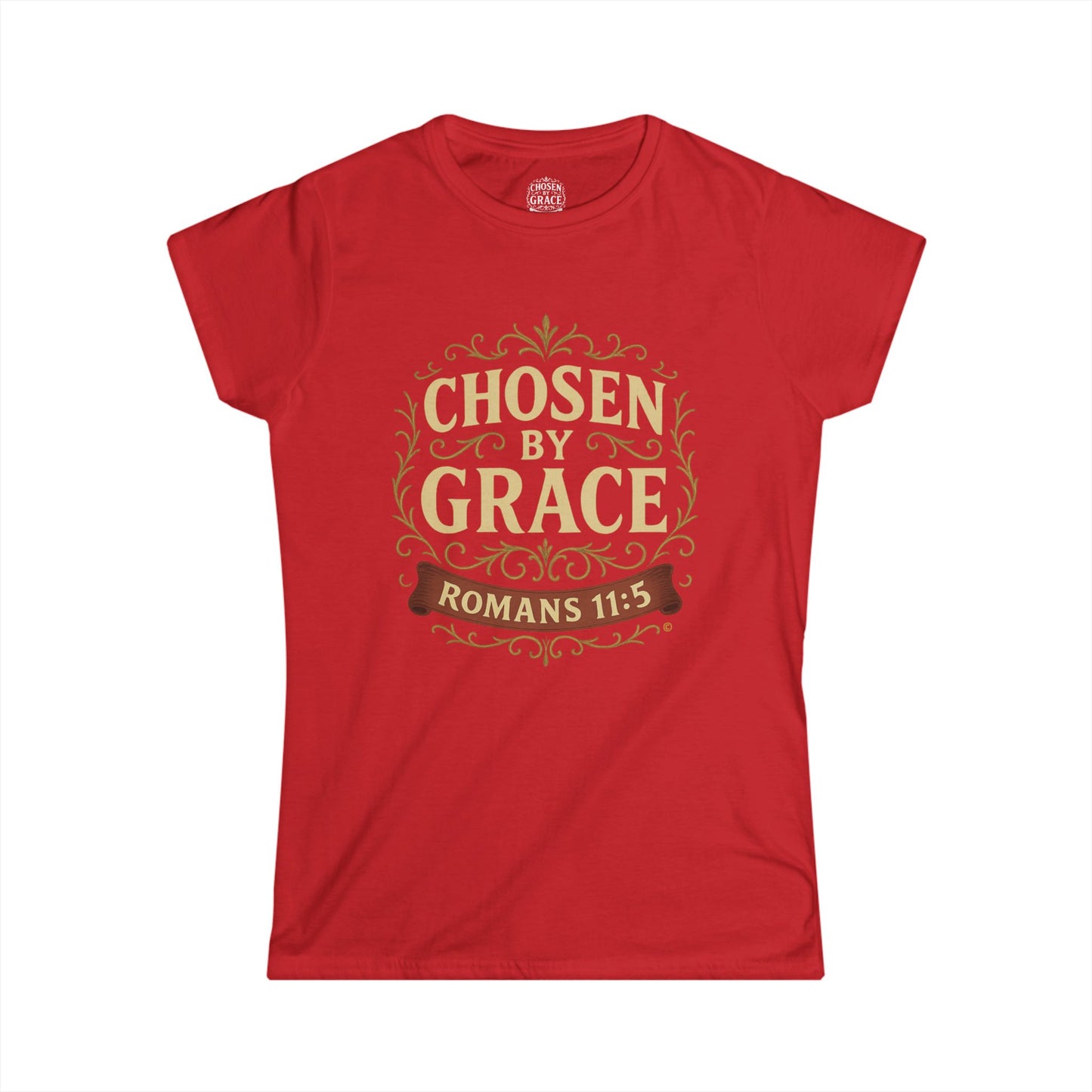 Chosen by Grace (Full Color) Women's Softstyle Tee
