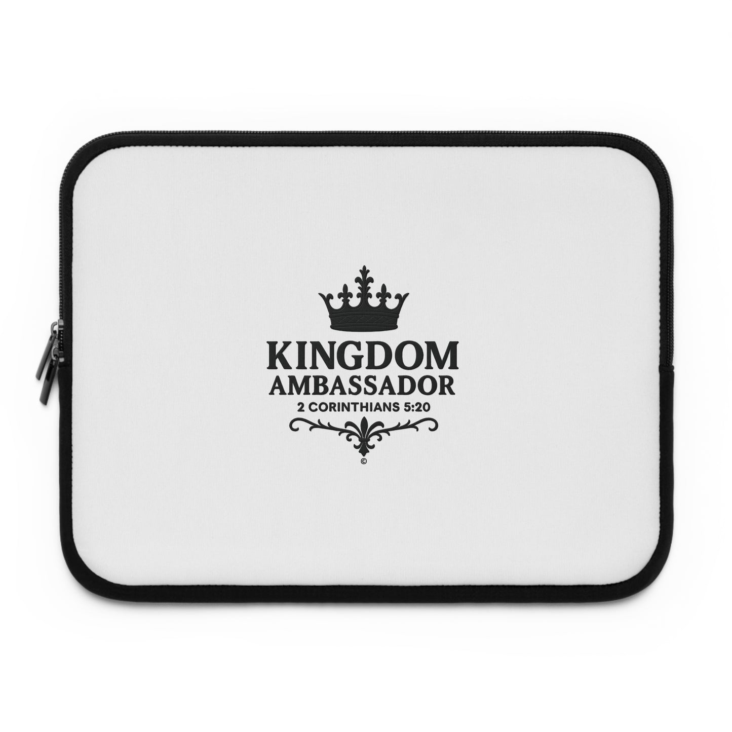 Kingdom Ambassador Laptop Sleeve - Inspirational Tech Accessory, Christian Gift, Stylish Protection for Devices, Faith-Based Protector