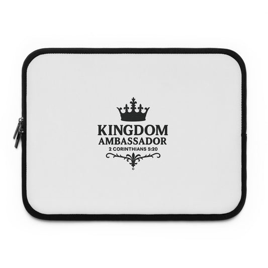 Kingdom Ambassador Laptop Sleeve - Inspirational Tech Accessory, Christian Gift, Stylish Protection for Devices, Faith-Based Protector