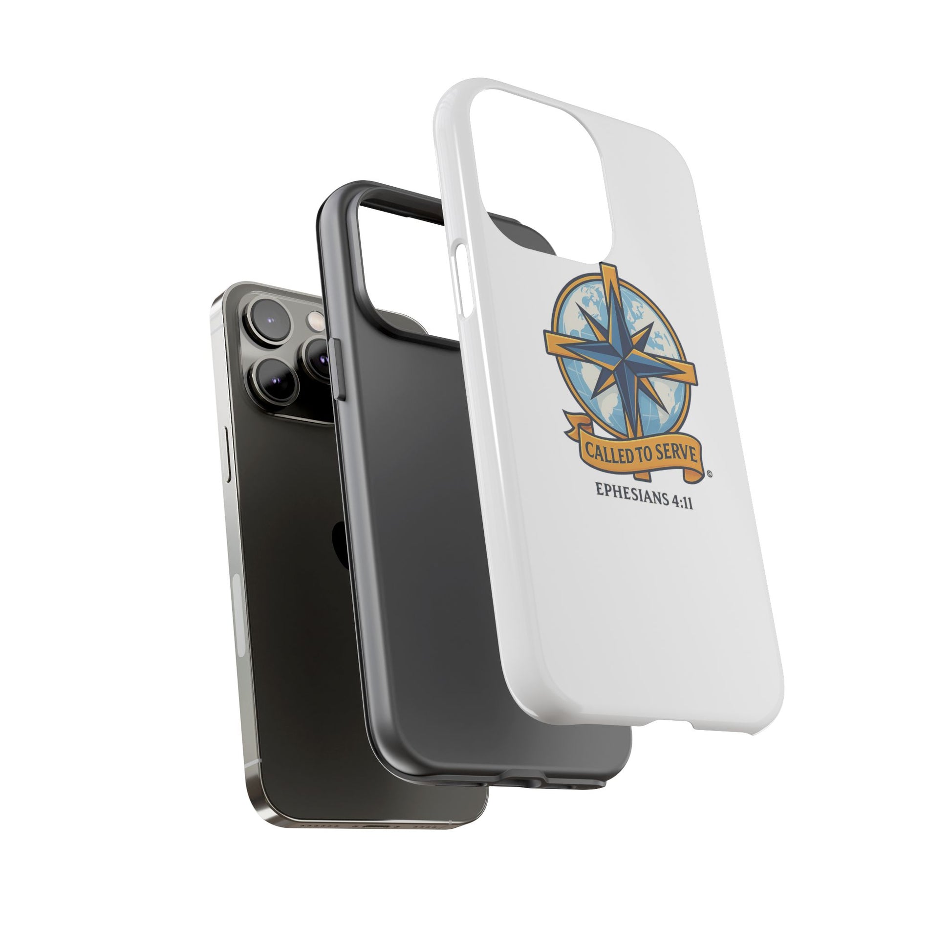 Called to Serve (Full Color), Rugged Phone Case, Inspirational Mobile Cover, Gift for Faith Lovers, Faith-Based Protector - Cross Apparel USA