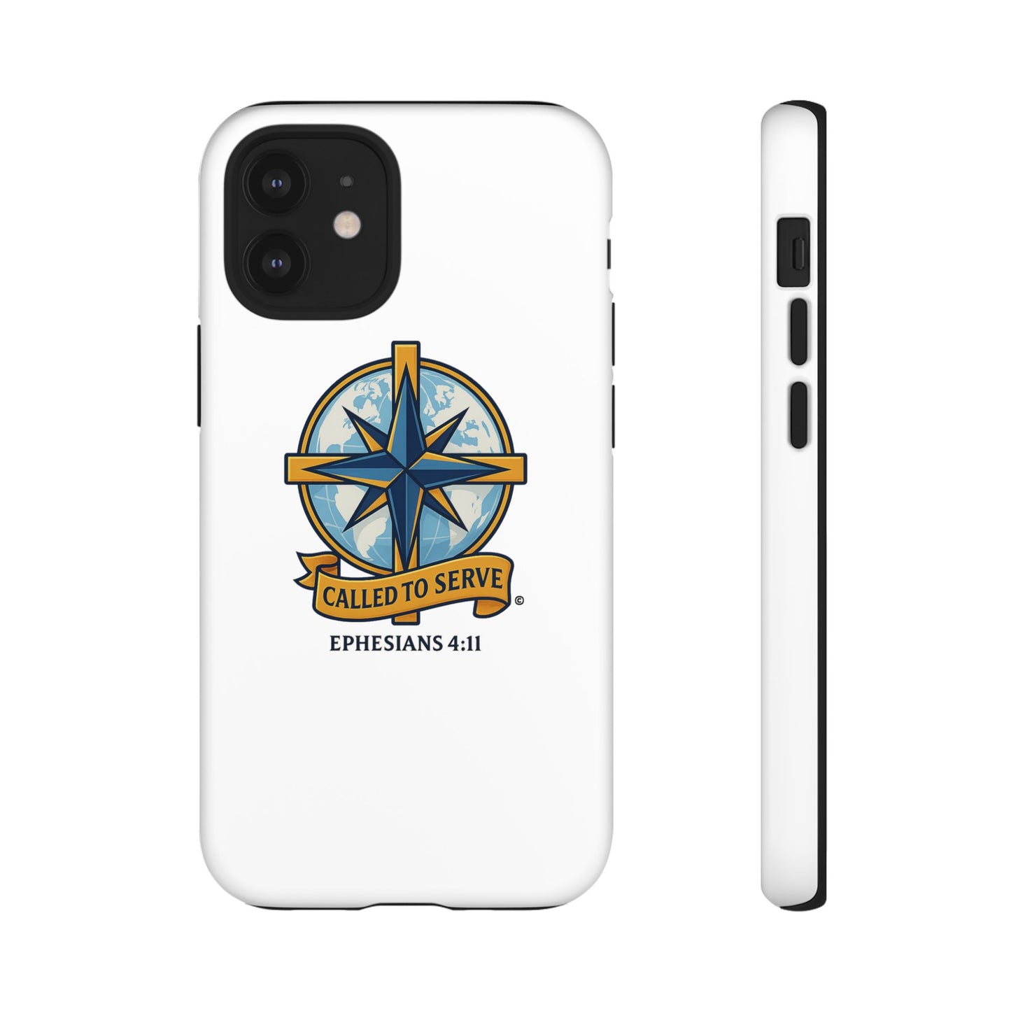 Called to Serve (Full Color), Rugged Phone Case, Inspirational Mobile Cover, Gift for Faith Lovers, Faith-Based Protector - Cross Apparel USA