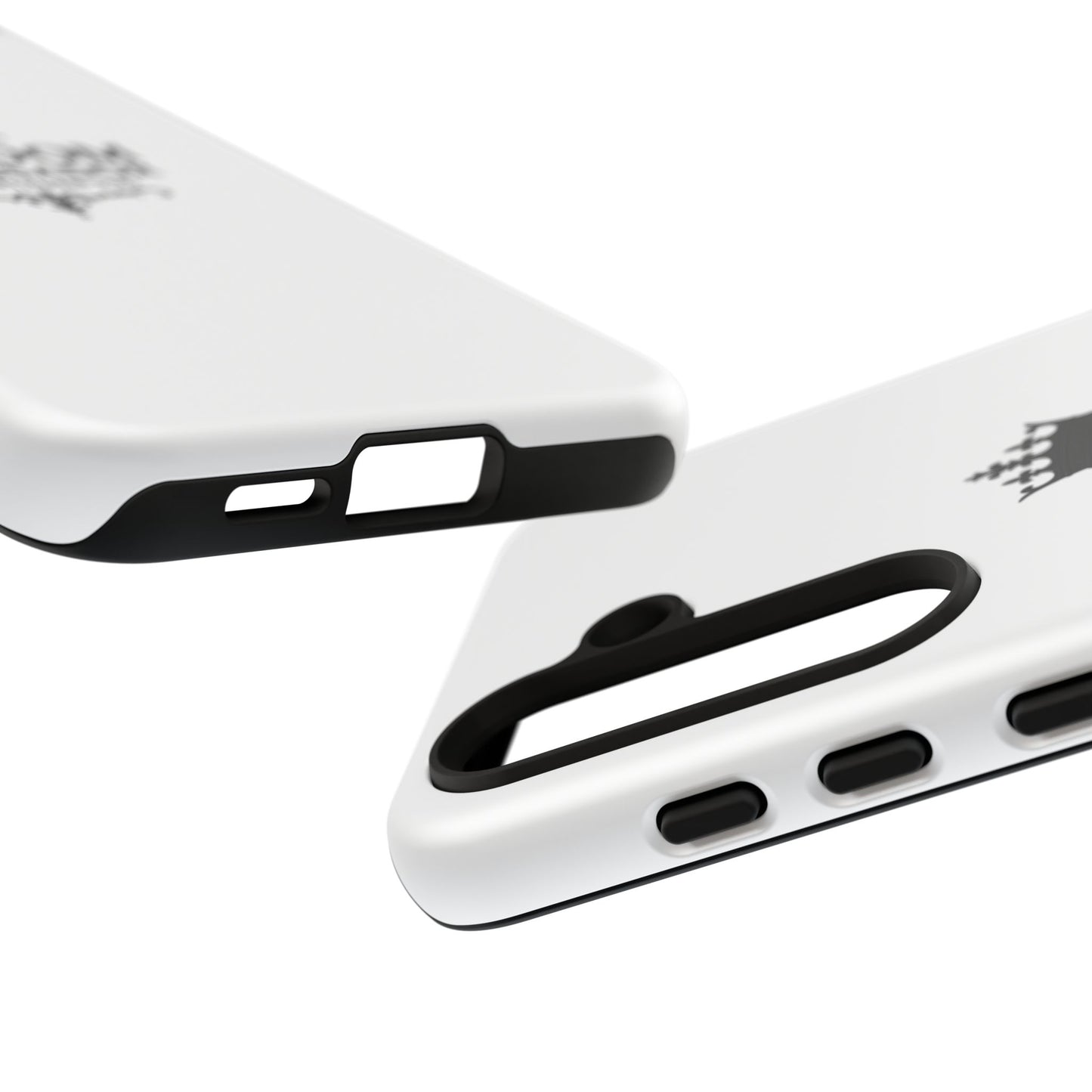 Kingdom Ambassador (Black Lettering) Rugged Phone Case, Inspirational Mobile Cover, Gift for Faith Lovers, Faith-Based Protector - Cross Apparel USA