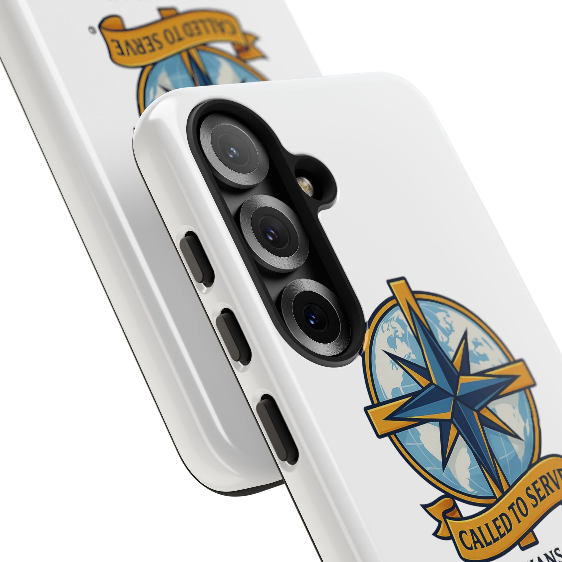 Called to Serve (Full Color), Rugged Phone Case, Inspirational Mobile Cover, Gift for Faith Lovers, Faith-Based Protector - Cross Apparel USA