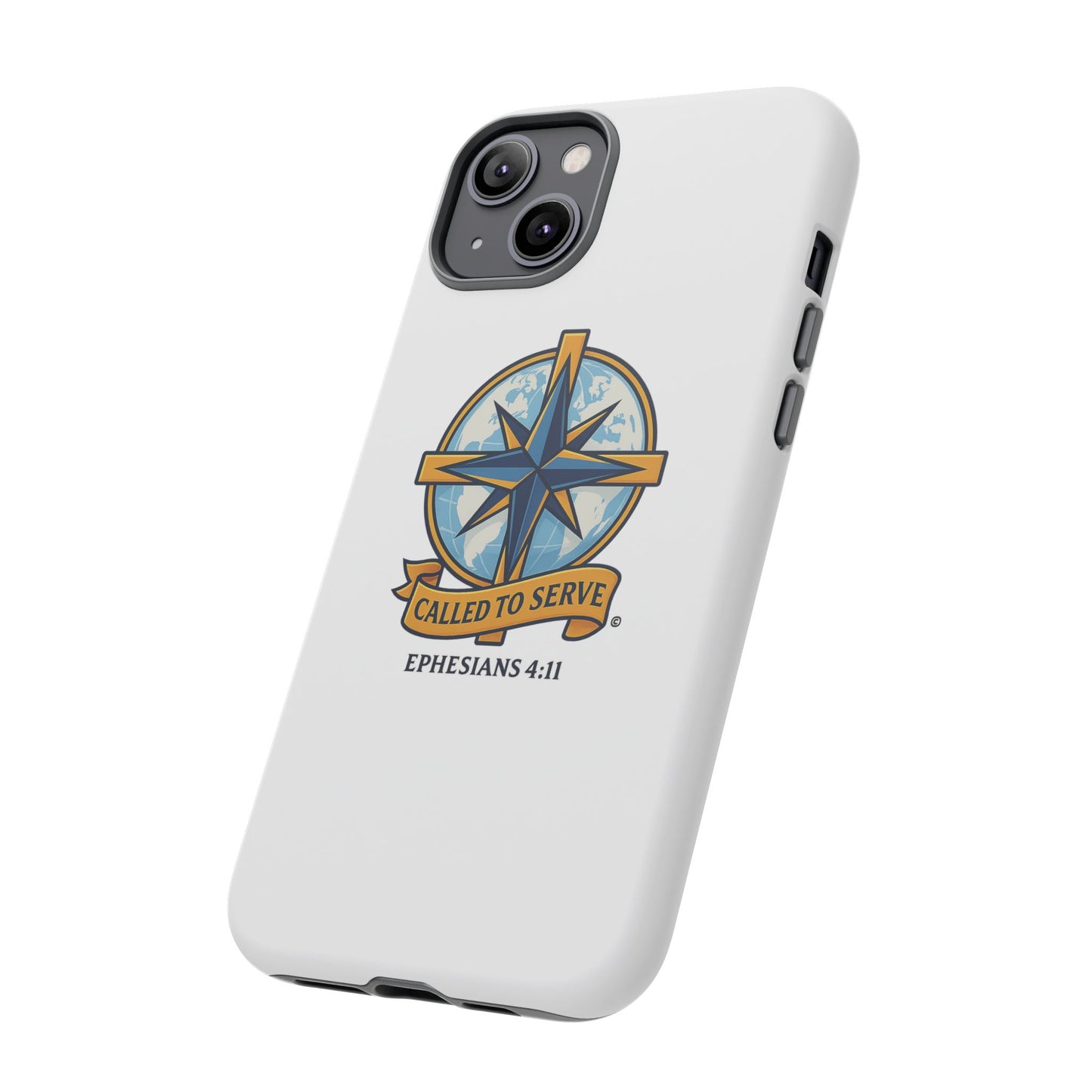 Called to Serve (Full Color), Rugged Phone Case, Inspirational Mobile Cover, Gift for Faith Lovers, Faith-Based Protector - Cross Apparel USA