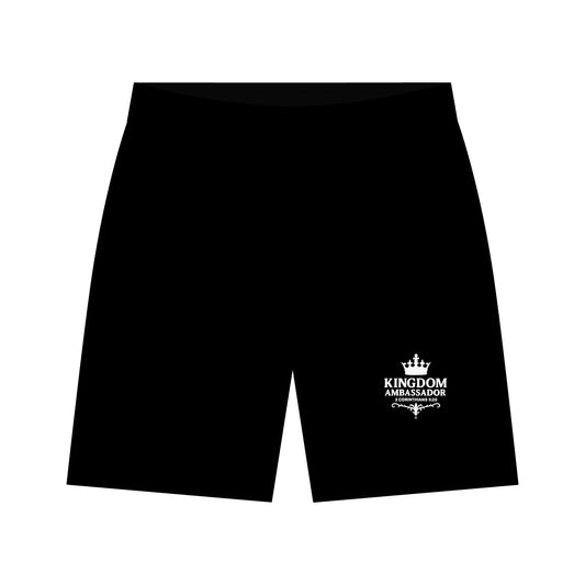 Kingdom Ambassador (White Lettering) Unisex Fleece Sweatshorts - Comfortable & Stylish, Perfect for Lounging, Gym, Summer Wear, Travel, Gift for Him/Her