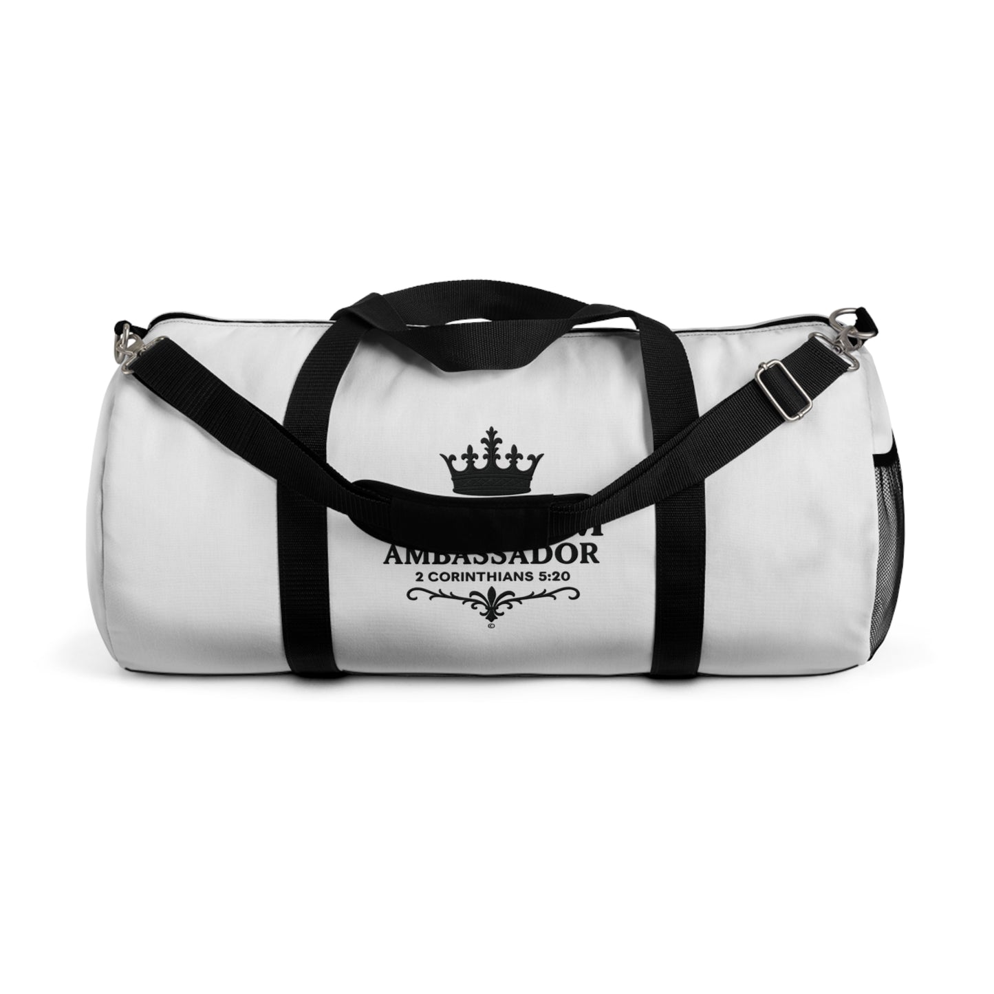 Kingdom Ambassador Duffel Bag | Stylish Gym Bag, Travel Bag for Women, Motivational Fitness Bag, Faith-Inspired Luggage, Gift for Believers