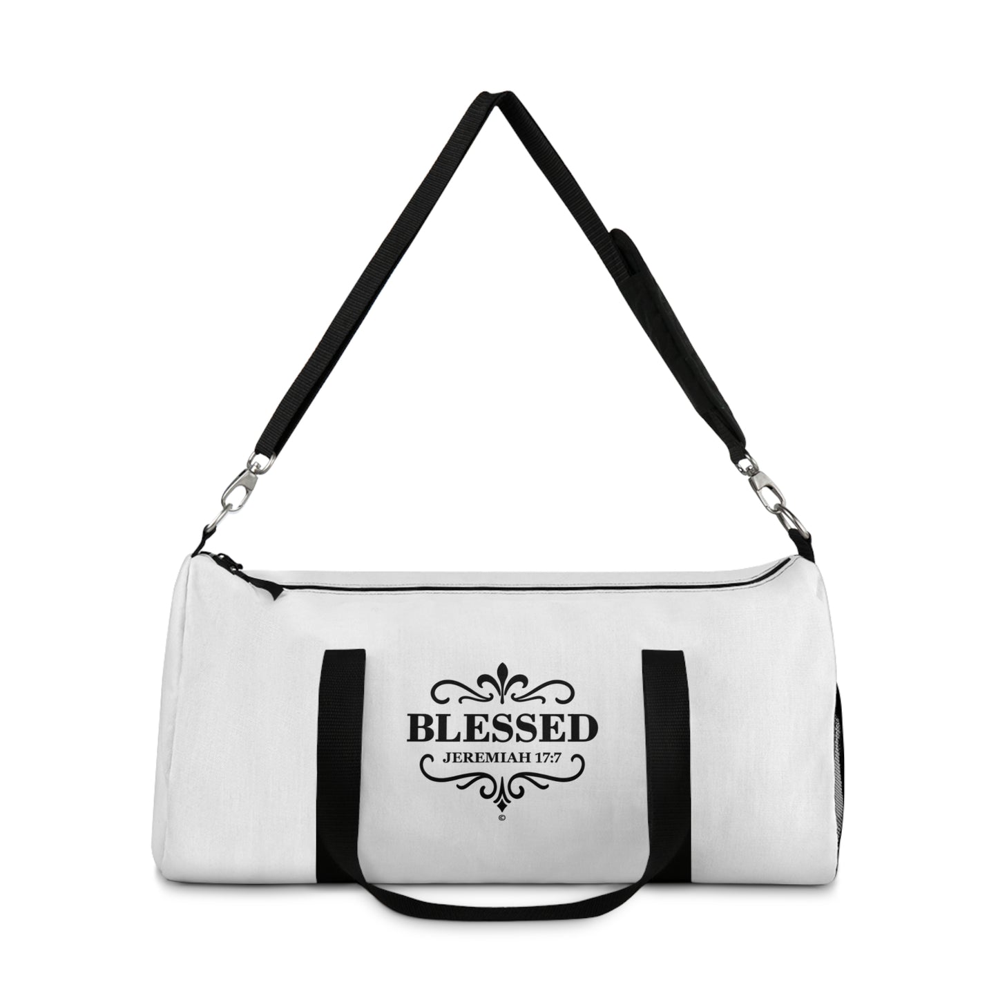 Blessed Duffel Bag | Stylish Gym Bag, Travel Bag for Women, Motivational Fitness Bag, Faith-Inspired Luggage, Gift for Believers