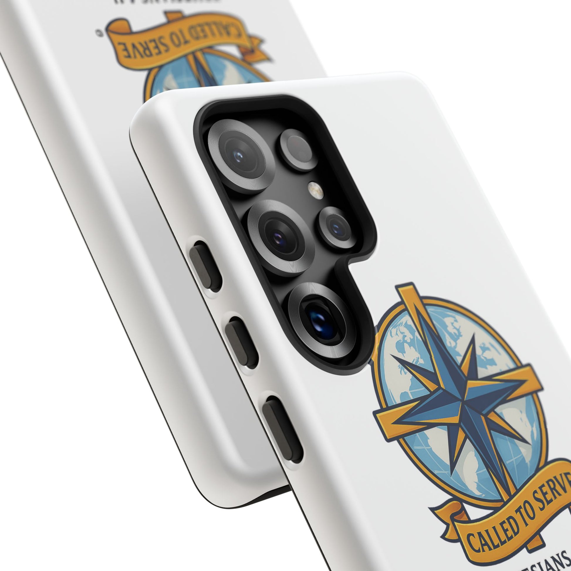 Called to Serve (Full Color), Rugged Phone Case, Inspirational Mobile Cover, Gift for Faith Lovers, Faith-Based Protector - Cross Apparel USA