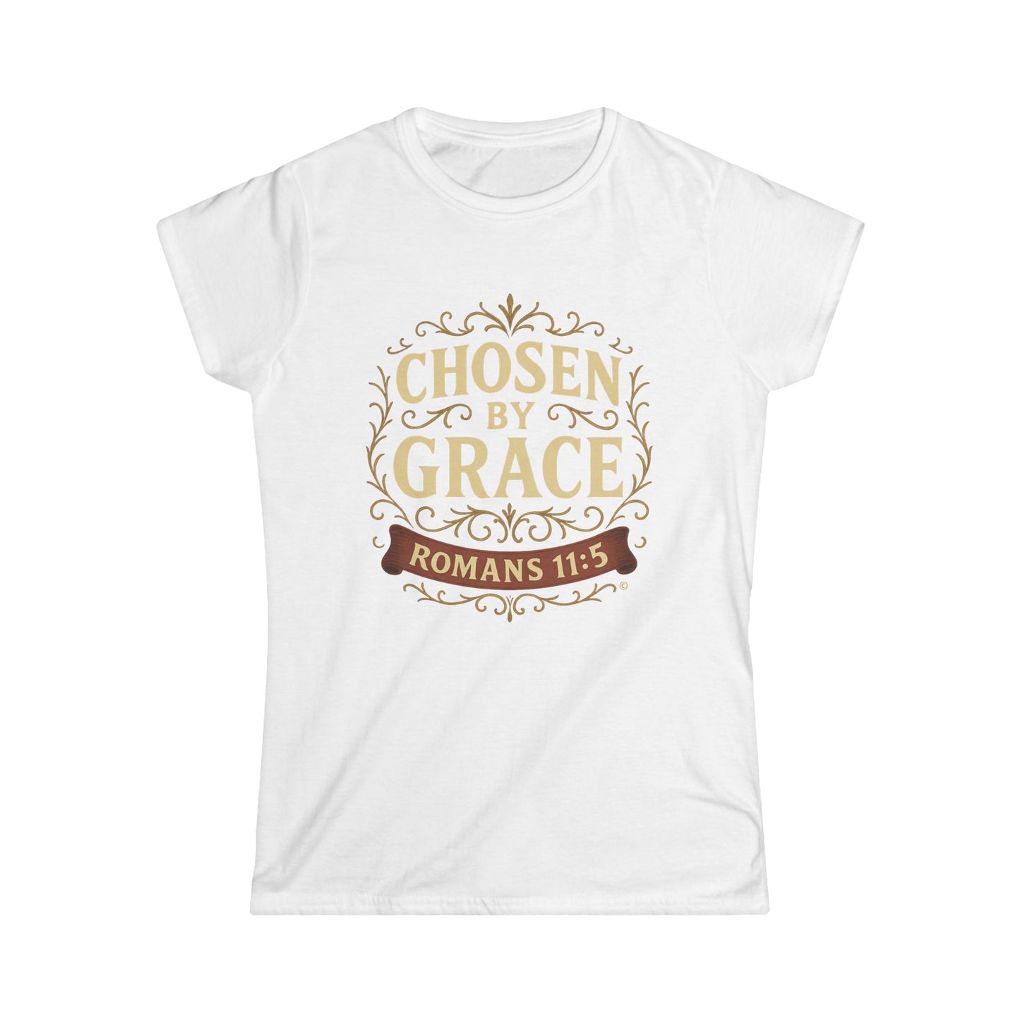 Chosen by Grace (Full Color) Women's Softstyle Tee