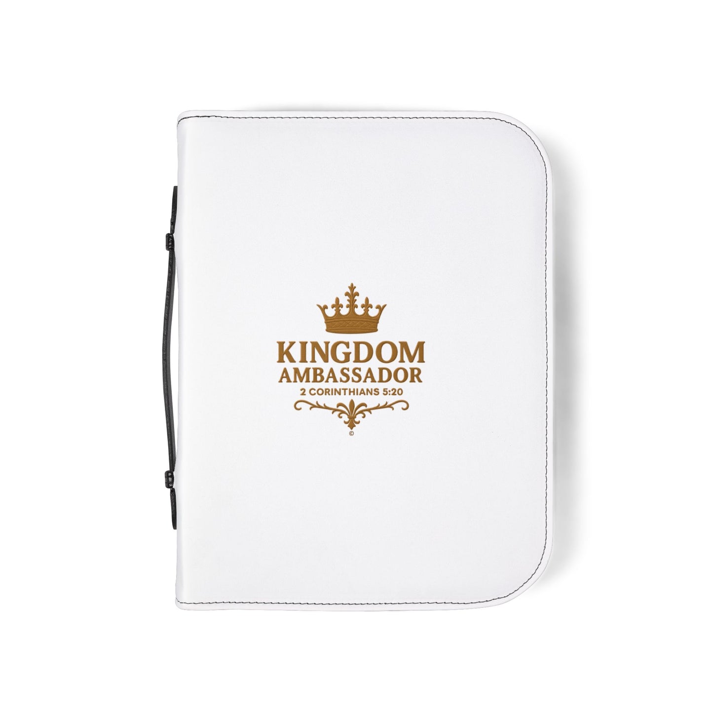 Kingdom Ambassador (Gold Lettering) Inspirational Bible Cover, Gift for Believers, Faith-Based Book Cover