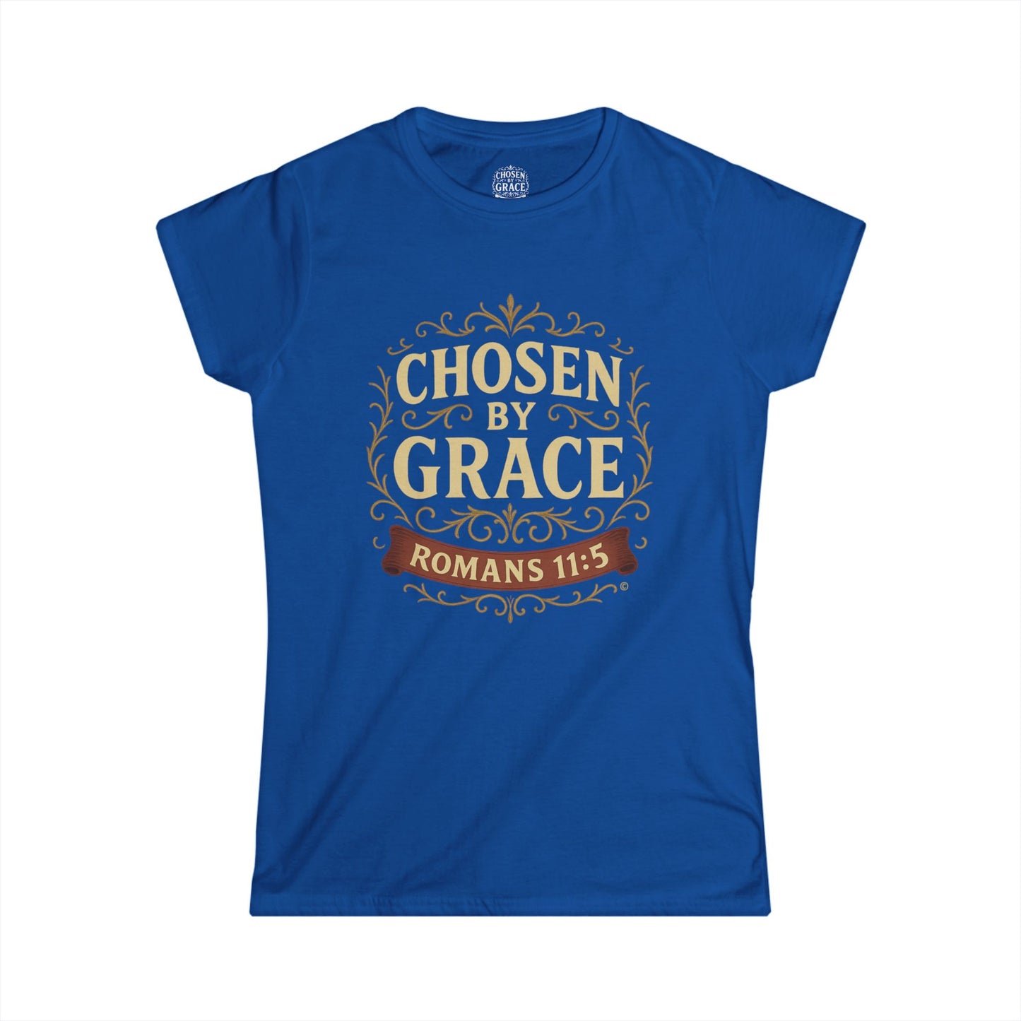 Chosen by Grace (Full Color) Women's Softstyle Tee