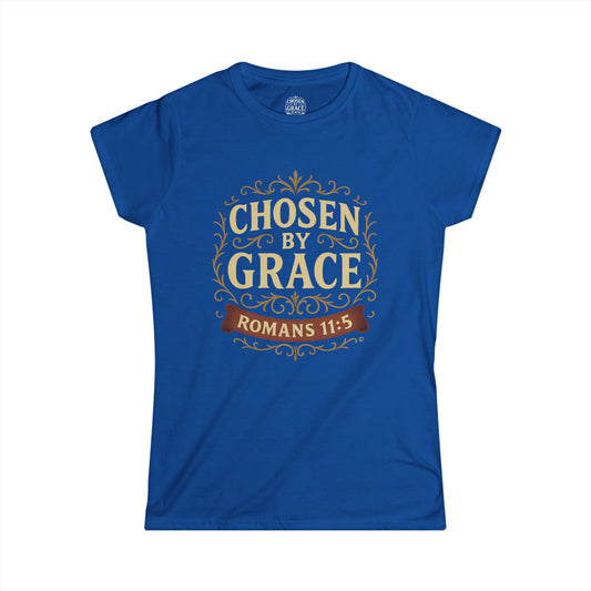 Chosen by Grace (Full Color) Women's Softstyle Tee