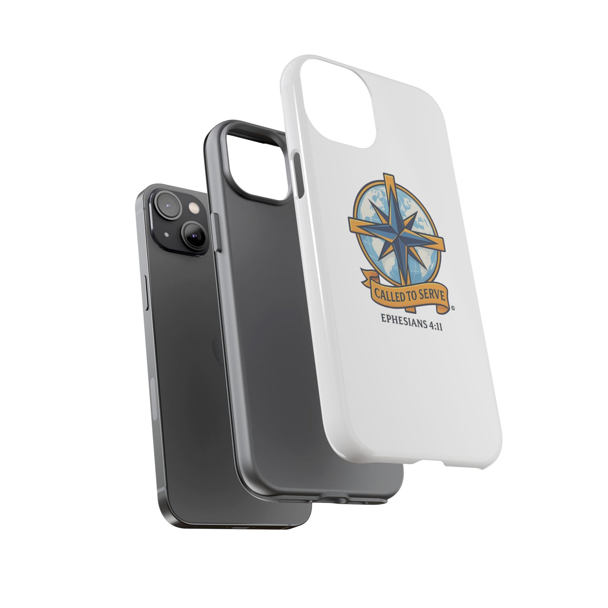 Called to Serve (Full Color), Rugged Phone Case, Inspirational Mobile Cover, Gift for Faith Lovers, Faith-Based Protector - Cross Apparel USA