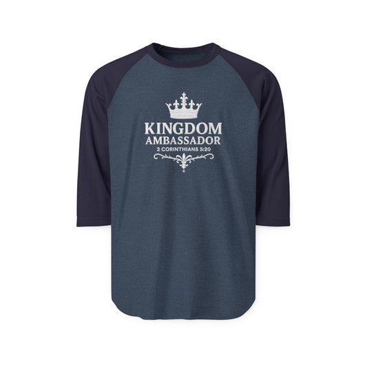 Kingdom Ambassador Raglan Shirt 3/4-Sleeve Baseball Shirt Clothing Apparel