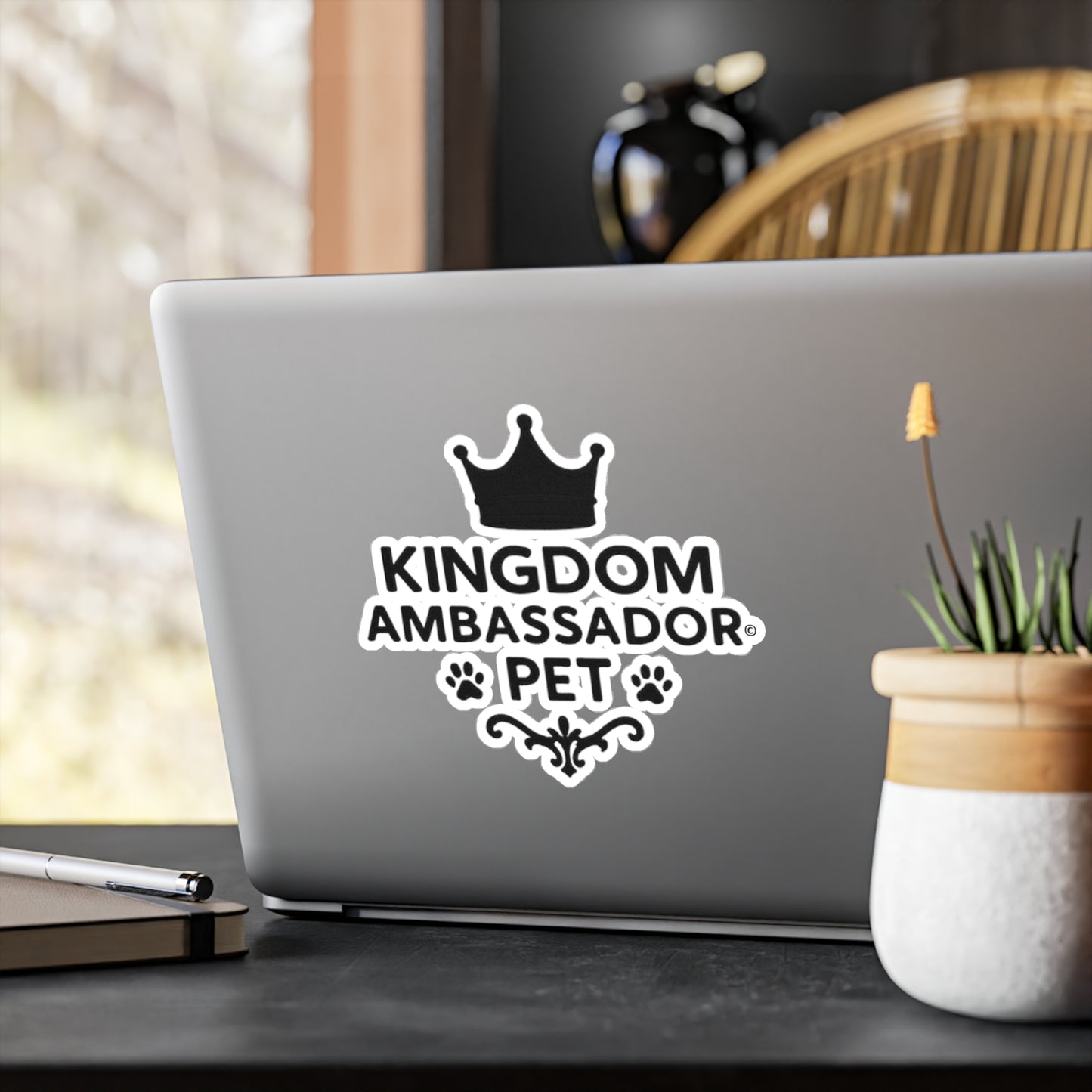Kingdom Ambassador Pet (Black Lettering) Kiss-Cut Vinyl Decals