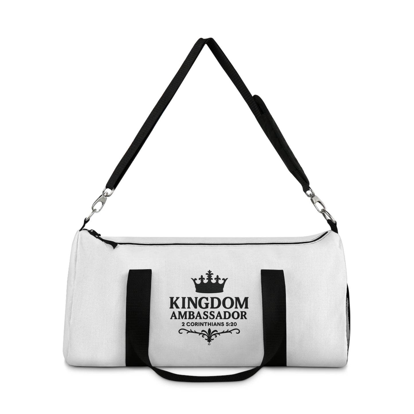 Kingdom Ambassador Duffel Bag | Stylish Gym Bag, Travel Bag for Women, Motivational Fitness Bag, Faith-Inspired Luggage, Gift for Believers