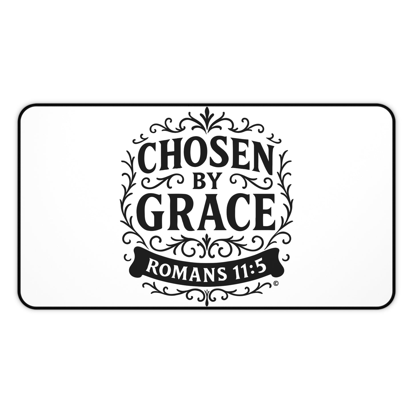Chosen by Grace Inspirational Office Decor, Christian Gift, Desk Accessory, Motivational Workspace - Cross Apparel USA