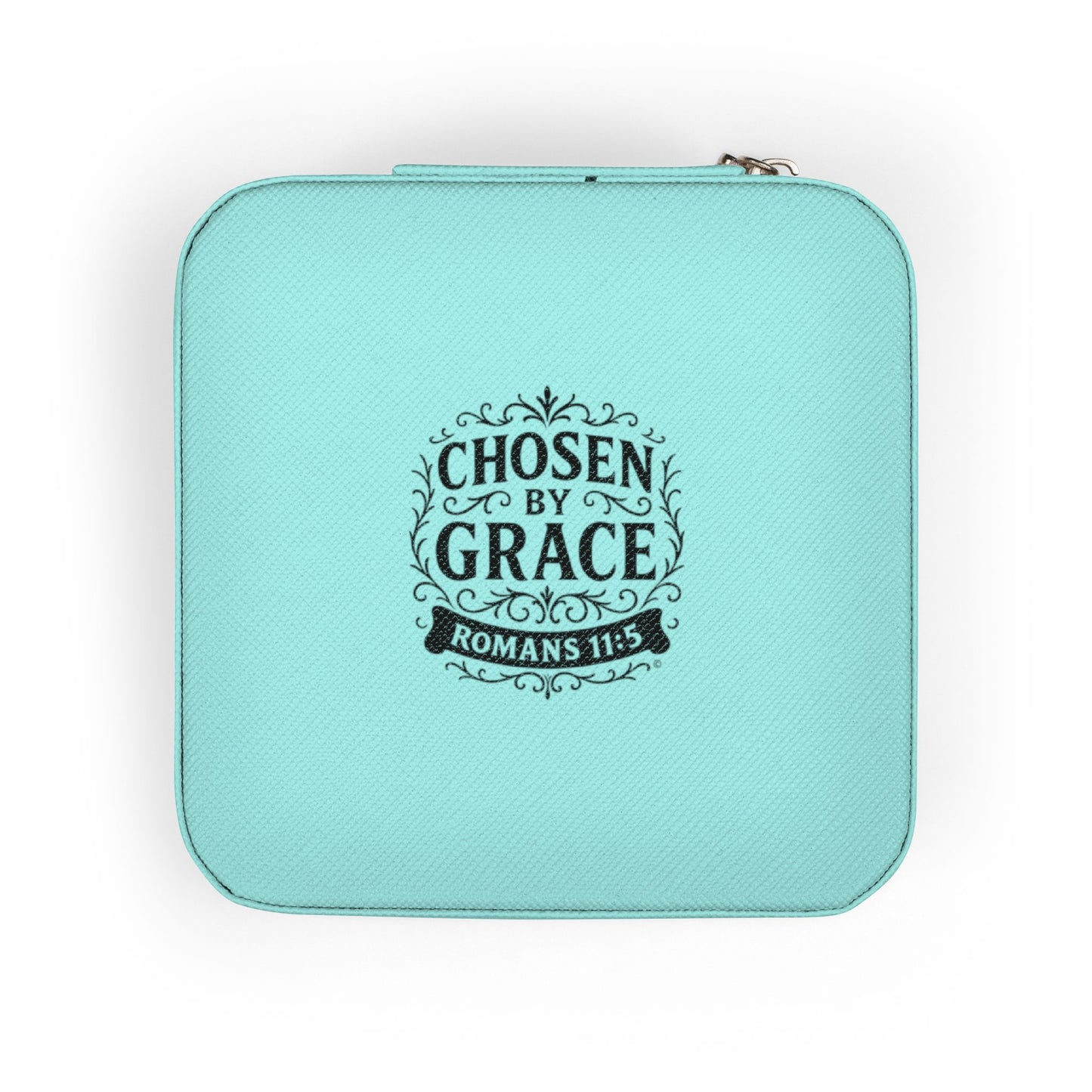 Chosen by Grace Elegant Jewelry Travel Case for Minimalist Adventurers, Portable Accessory Organizer, Perfect for Travel, Gifts, Special Occasions