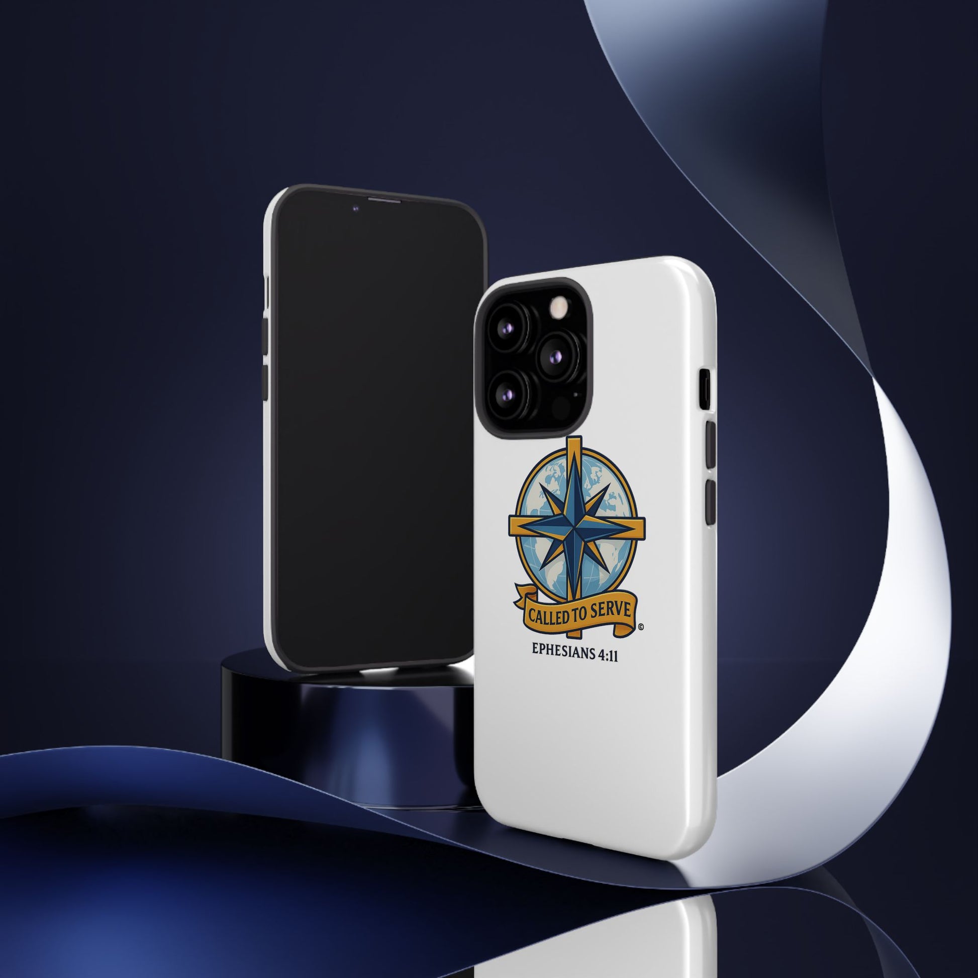 Called to Serve (Full Color), Rugged Phone Case, Inspirational Mobile Cover, Gift for Faith Lovers, Faith-Based Protector - Cross Apparel USA