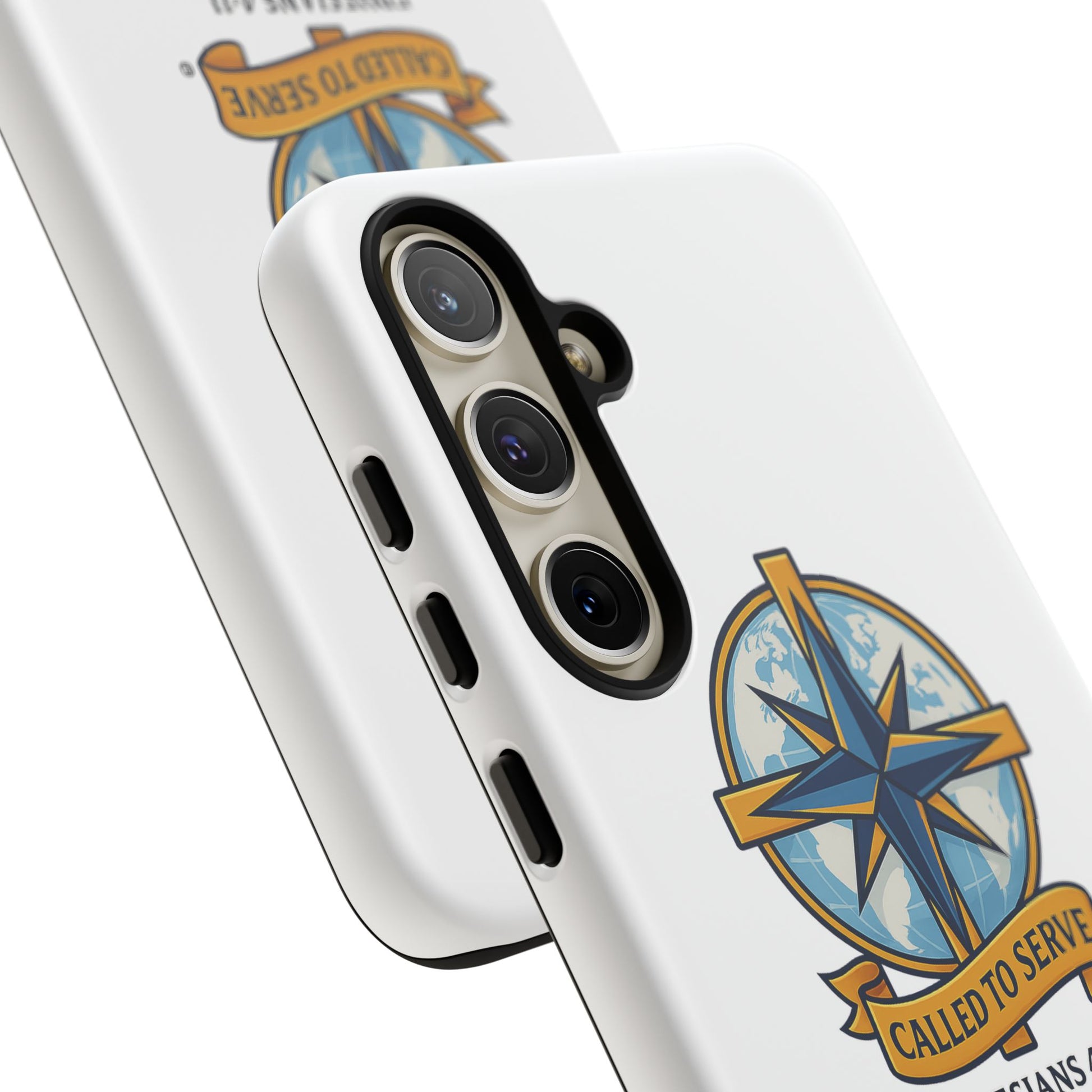 Called to Serve (Full Color), Rugged Phone Case, Inspirational Mobile Cover, Gift for Faith Lovers, Faith-Based Protector - Cross Apparel USA