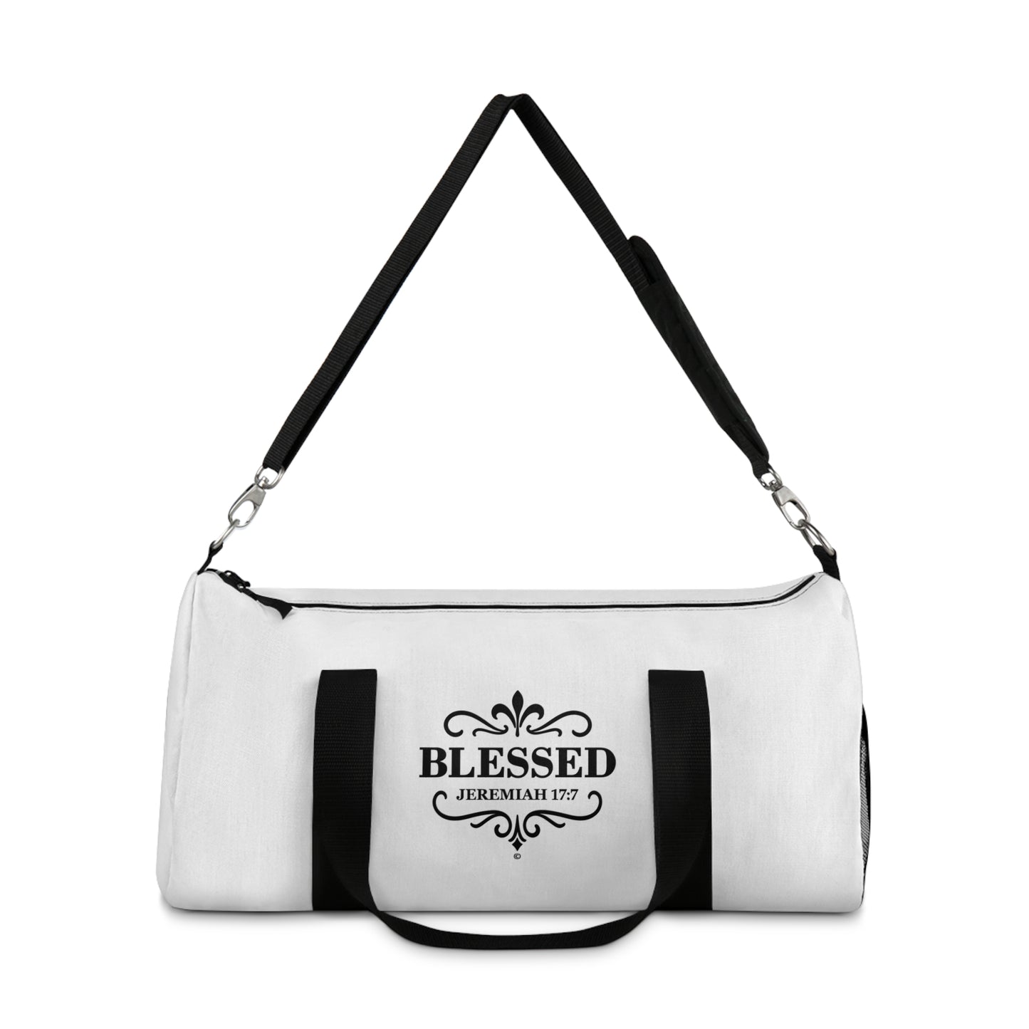 Blessed Duffel Bag | Stylish Gym Bag, Travel Bag for Women, Motivational Fitness Bag, Faith-Inspired Luggage, Gift for Believers