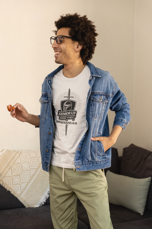 Armor Up (Black Lettering) Youth Long Sleeve Armor Up Tee