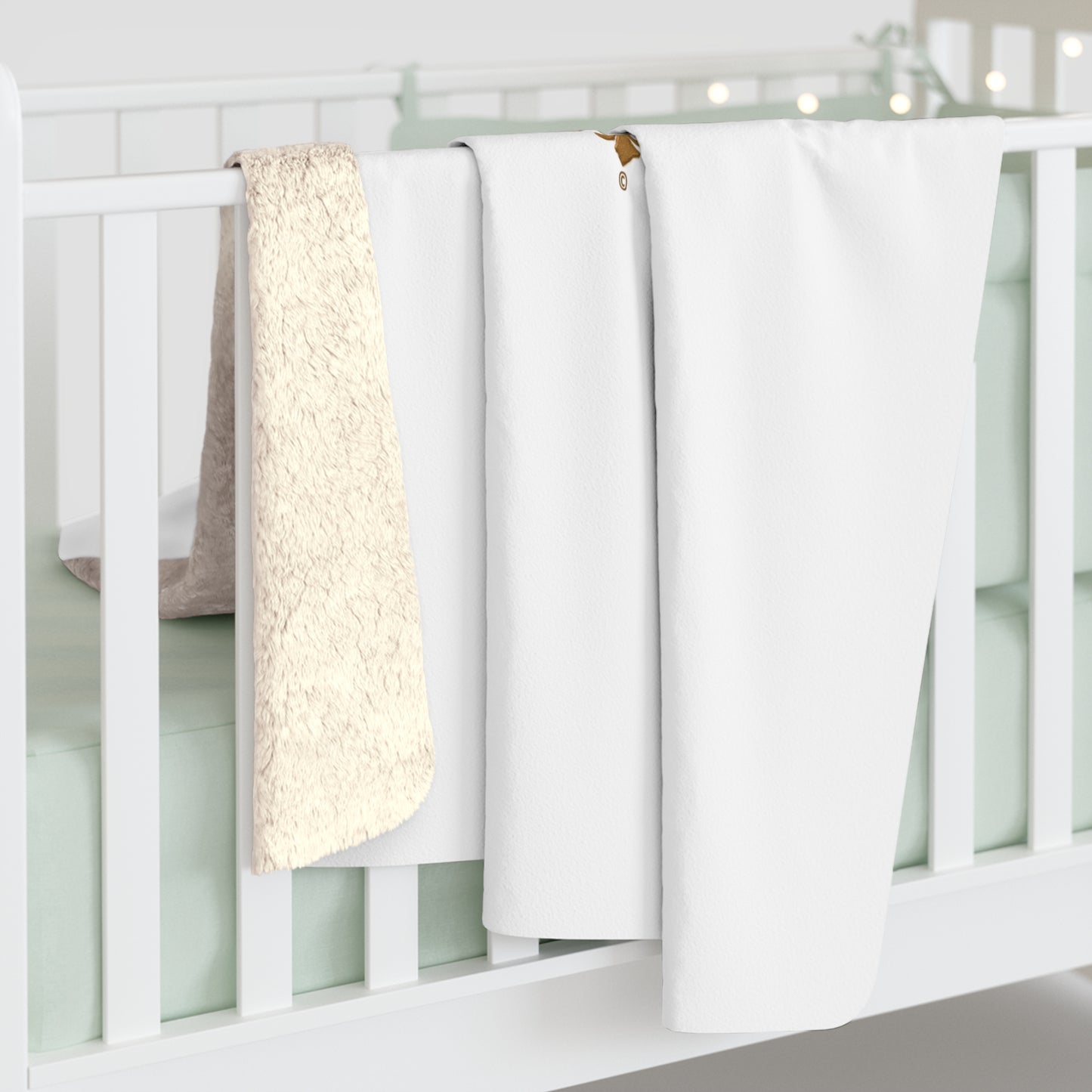 Kingdom Ambassador (Gold Lettering) Sherpa Fleece Blanket, Inspirational Gift