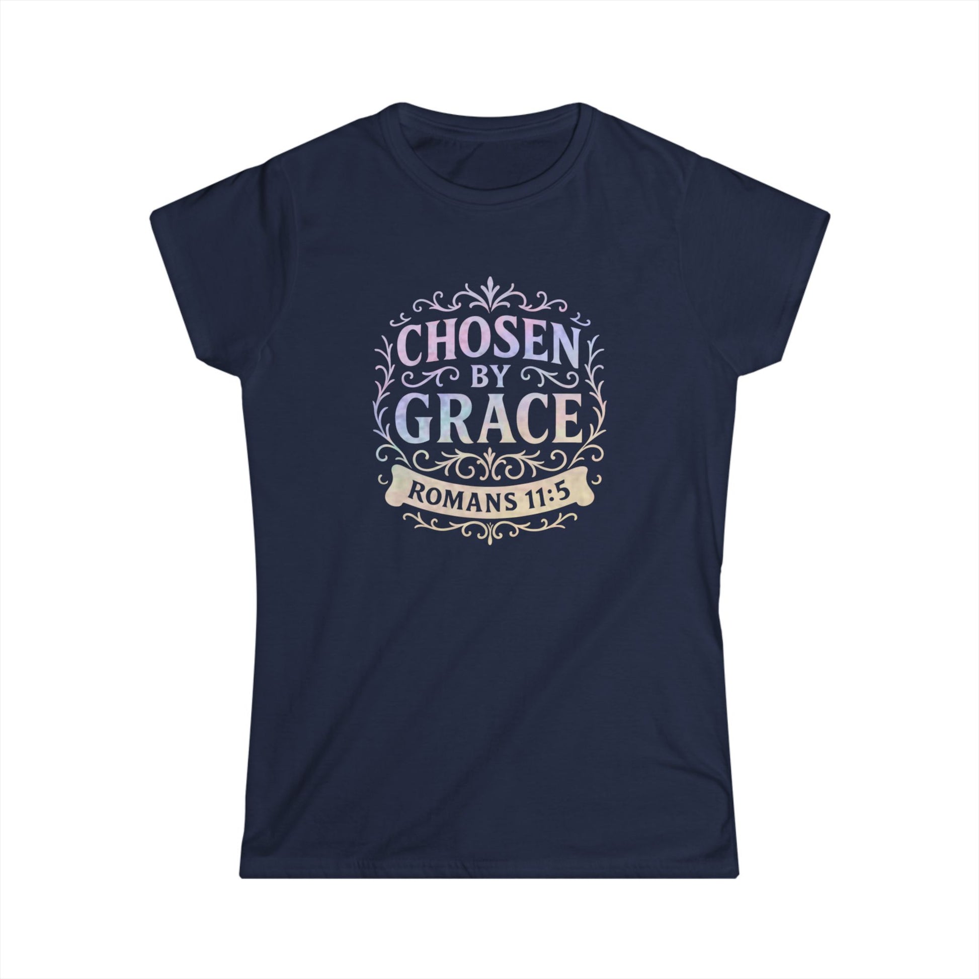 Chosen by Grace (Multi-color Limited Edition) Women's Softstyle Tee - Cross Apparel USA