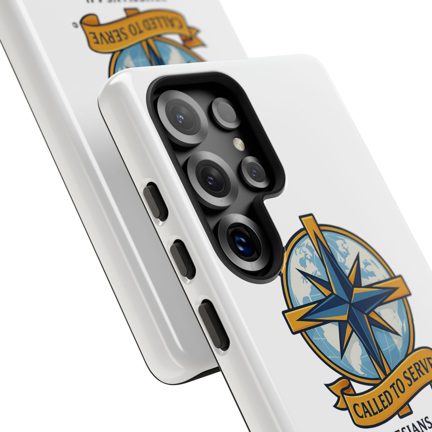 Called to Serve (Full Color), Rugged Phone Case, Inspirational Mobile Cover, Gift for Faith Lovers, Faith-Based Protector - Cross Apparel USA