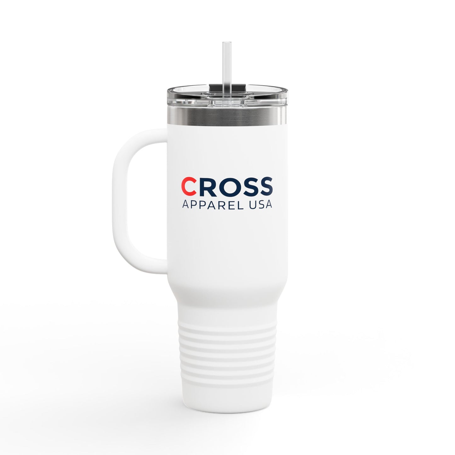 Cross Apparel Branded Insulated Travel Mug, 40oz - Motivational Drinkware, Perfect for Believers, Inspirational Gifts, Faith-based Designs