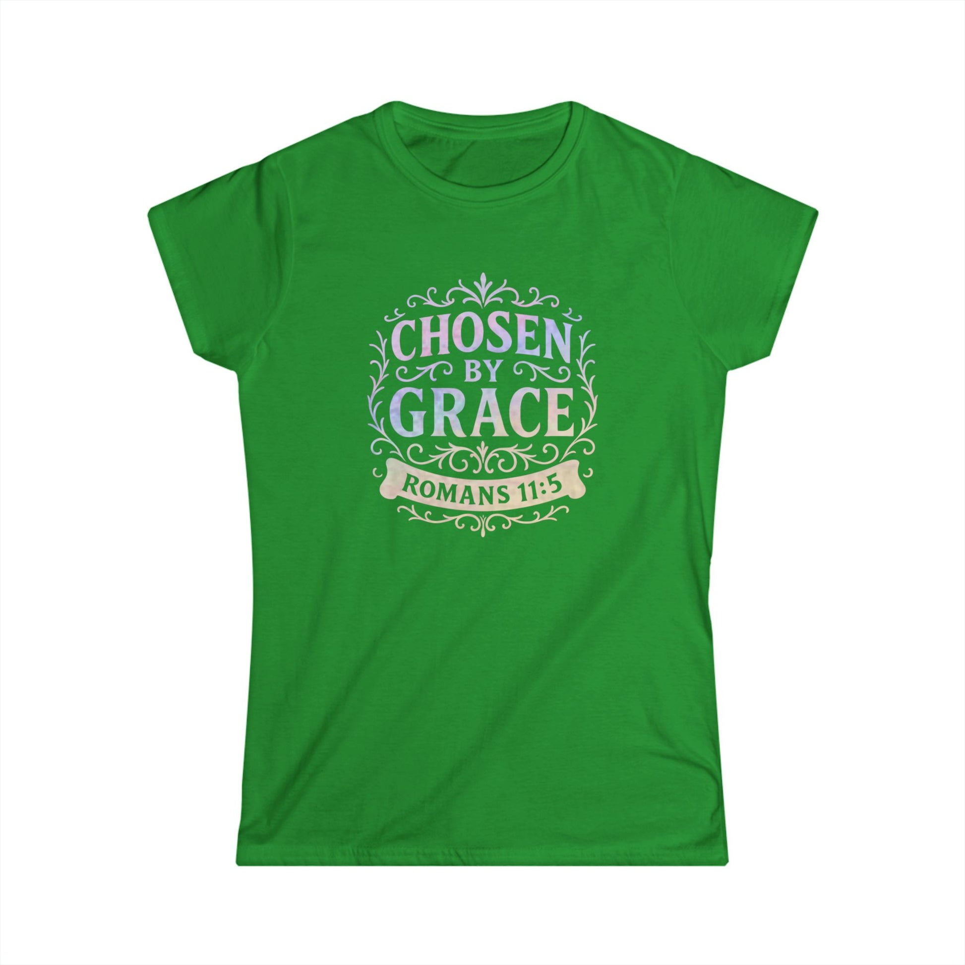 Chosen by Grace (Multi-color Limited Edition) Women's Softstyle Tee - Cross Apparel USA