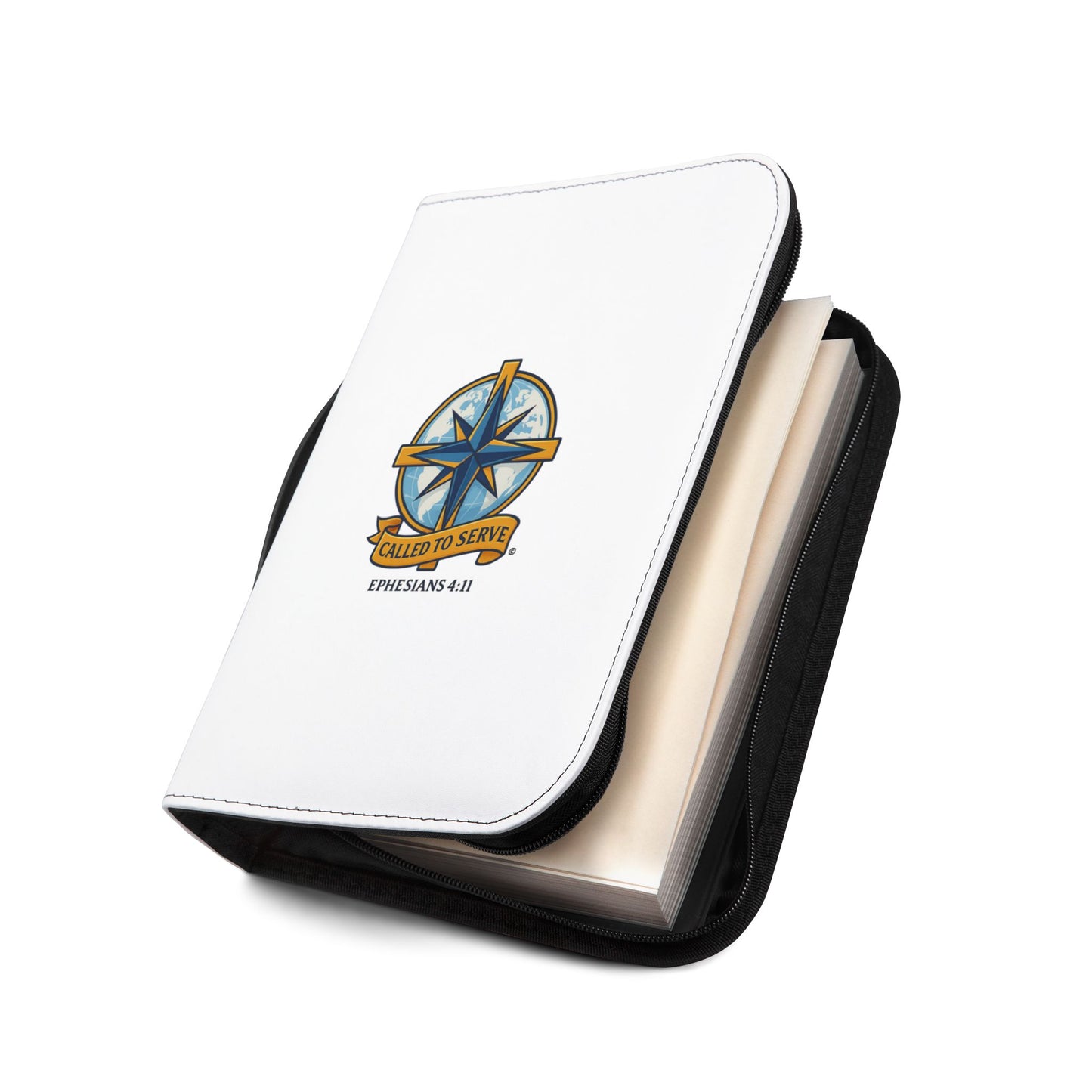 Called to Serve (Full Color) Inspirational Bible Cover, Gift for Believers, Faith-Based Book Cover - Cross Apparel USA