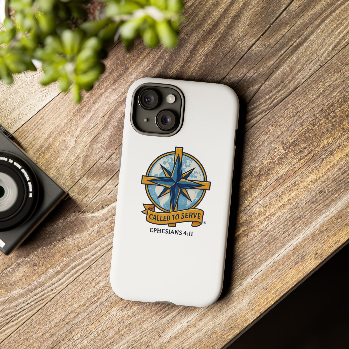 Called to Serve (Full Color), Rugged Phone Case, Inspirational Mobile Cover, Gift for Faith Lovers, Faith-Based Protector - Cross Apparel USA