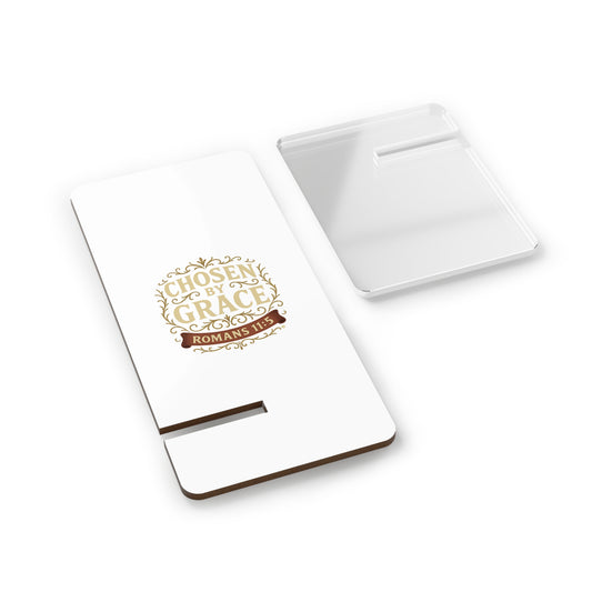 Chosen by Grace (Full Color) Smartphone Display Stand, Desk Organizer, Gift for Students, Office Decor, Home Office Accessory