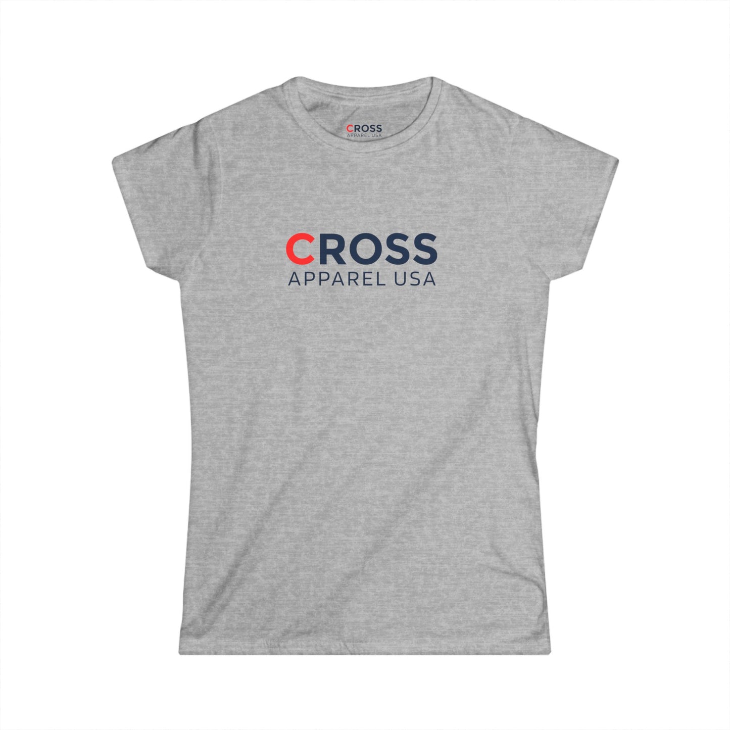 Cross Apparel USA Branded Women's Softstyle Tee
