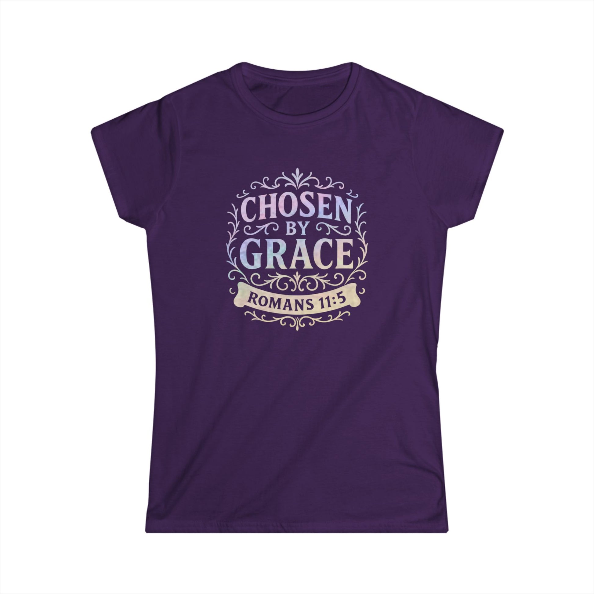 Chosen by Grace (Multi-color Limited Edition) Women's Softstyle Tee - Cross Apparel USA
