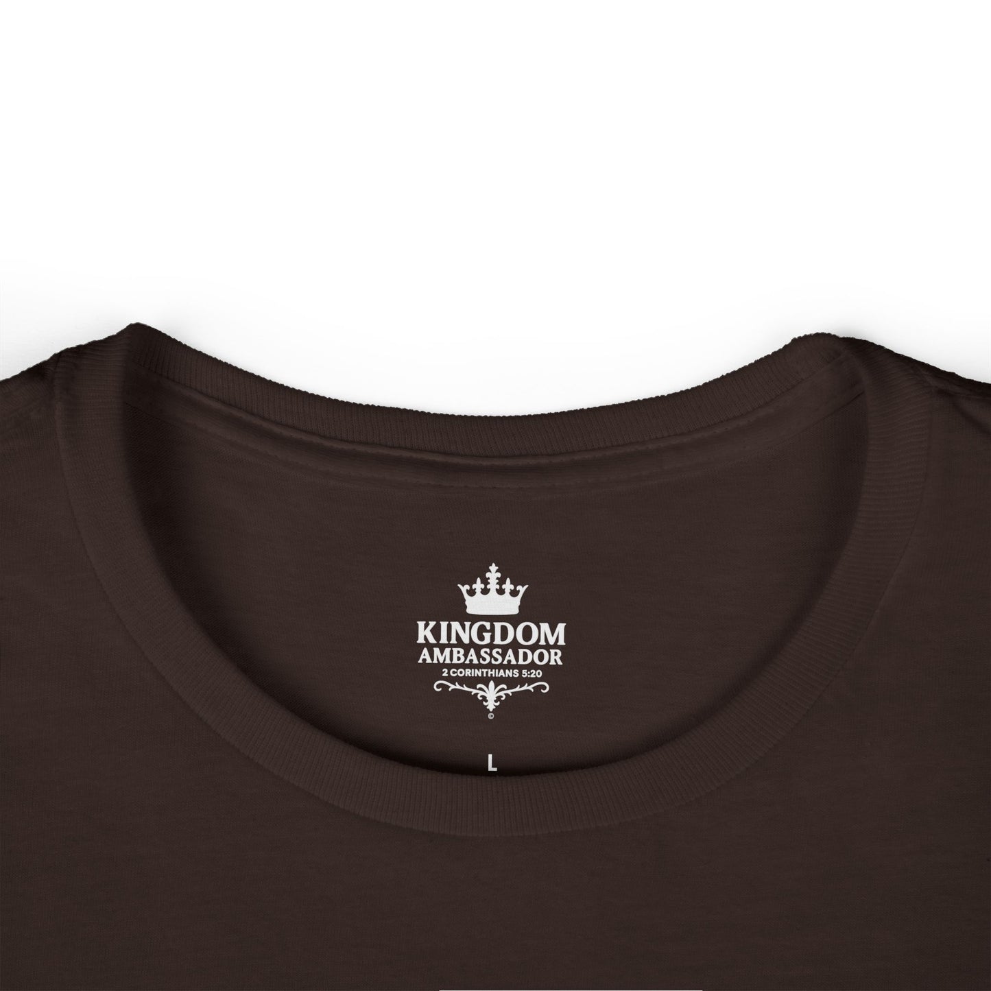 Kingdom Ambassador (White Lettering) Women's Softstyle Tee